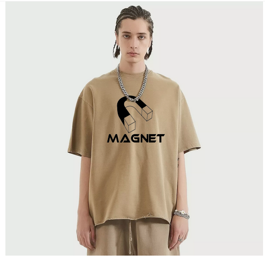 Magnet LA Unisex Washed Raw Edge T-shirt