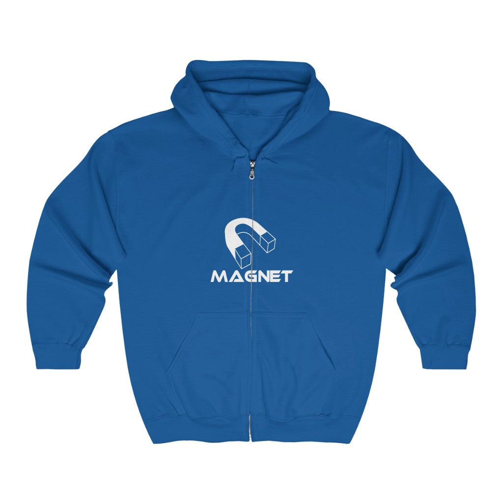 Magnet Plus Comfy Unisex Heavy Blend™ Full Zip Hooded Sweatshirt - Magnetdrip
