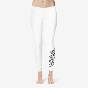 Magnet Solid Women's Temp Control Cotton Leggings WHITE