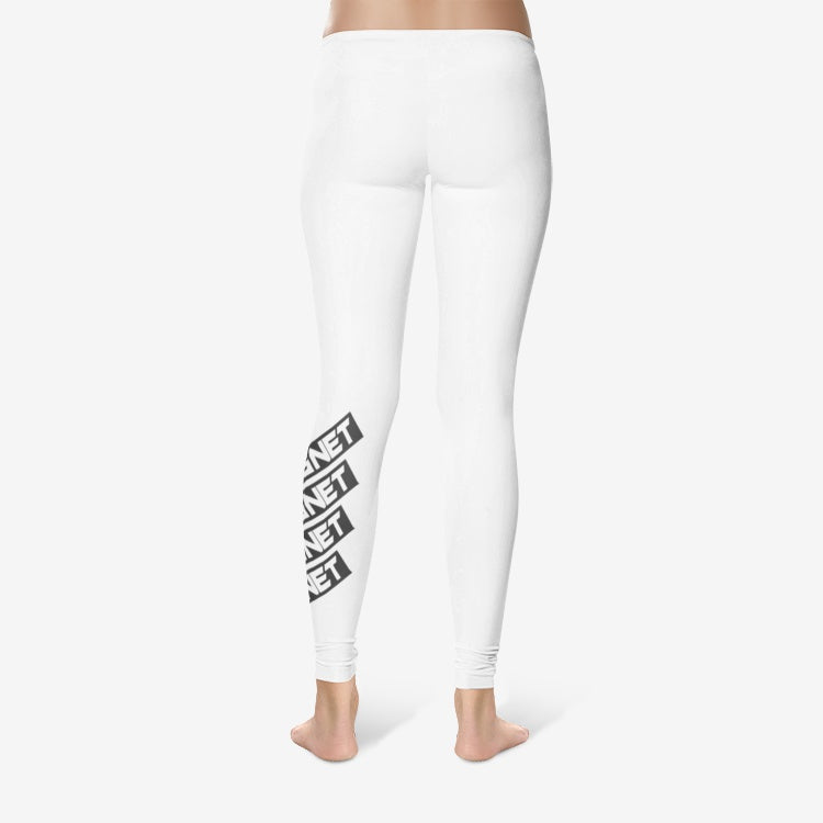 Magnet Solid Women's Temp Control Cotton Leggings WHITE