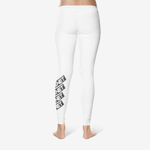 Magnet Solid Women's Temp Control Cotton Leggings WHITE