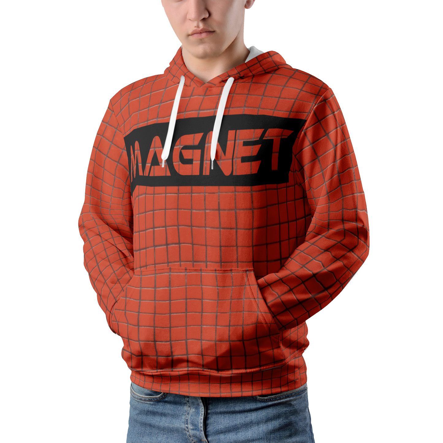 Magnet Brick Men's Pullover Hoodies