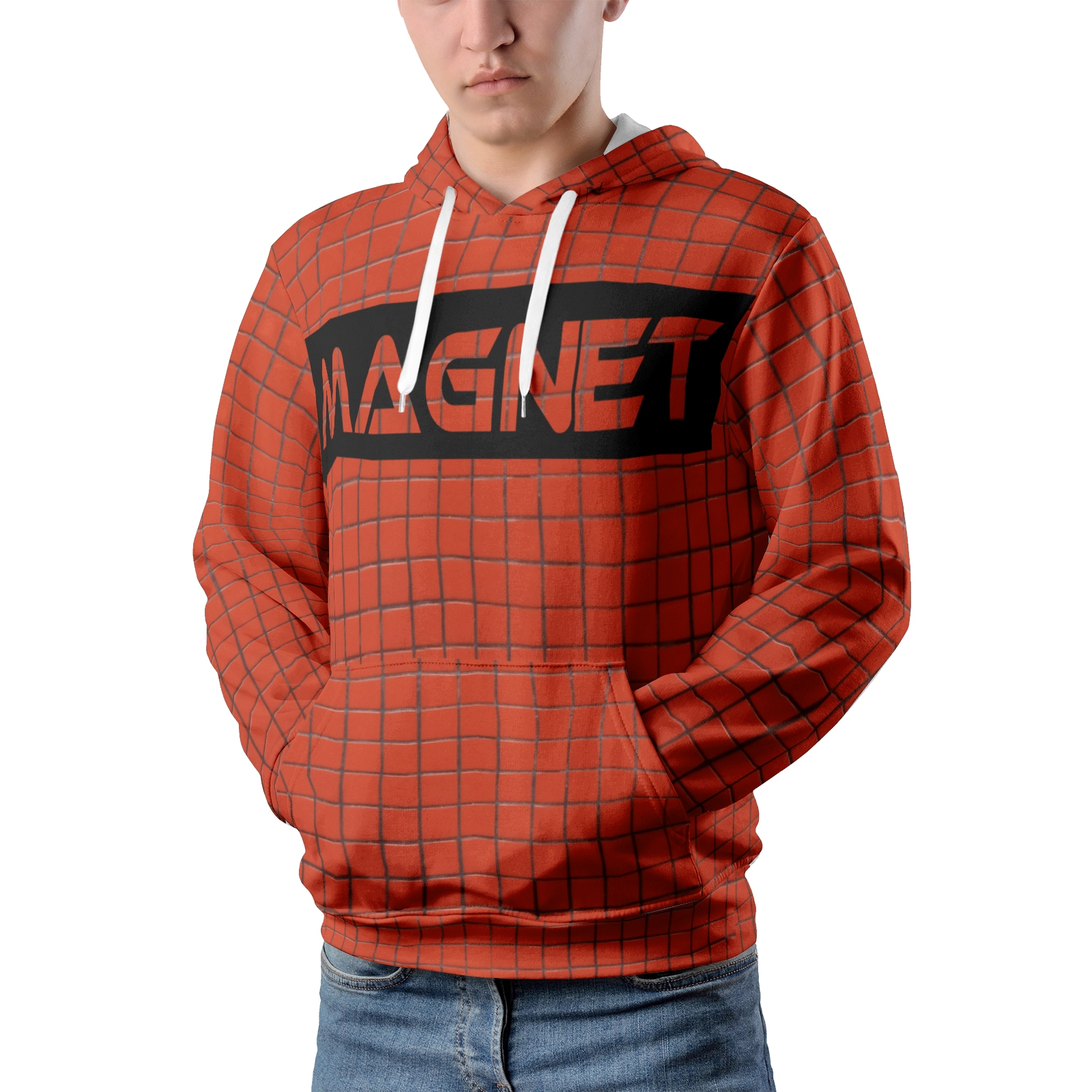 Magnet Brick Men's Pullover Hoodies