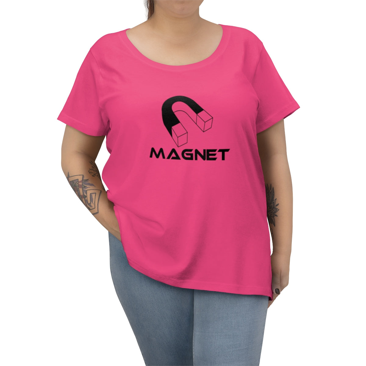 Magnet Women's Curvy Tee.