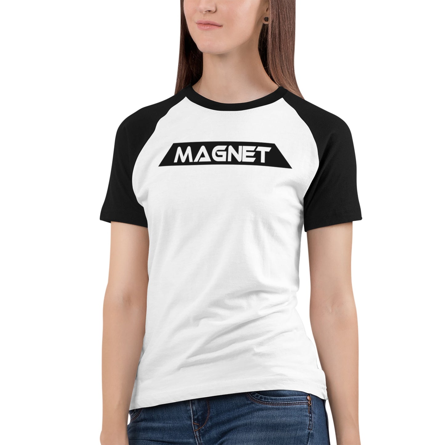 Magnet Lead Women's Premium Cotton Raglan Tshirts