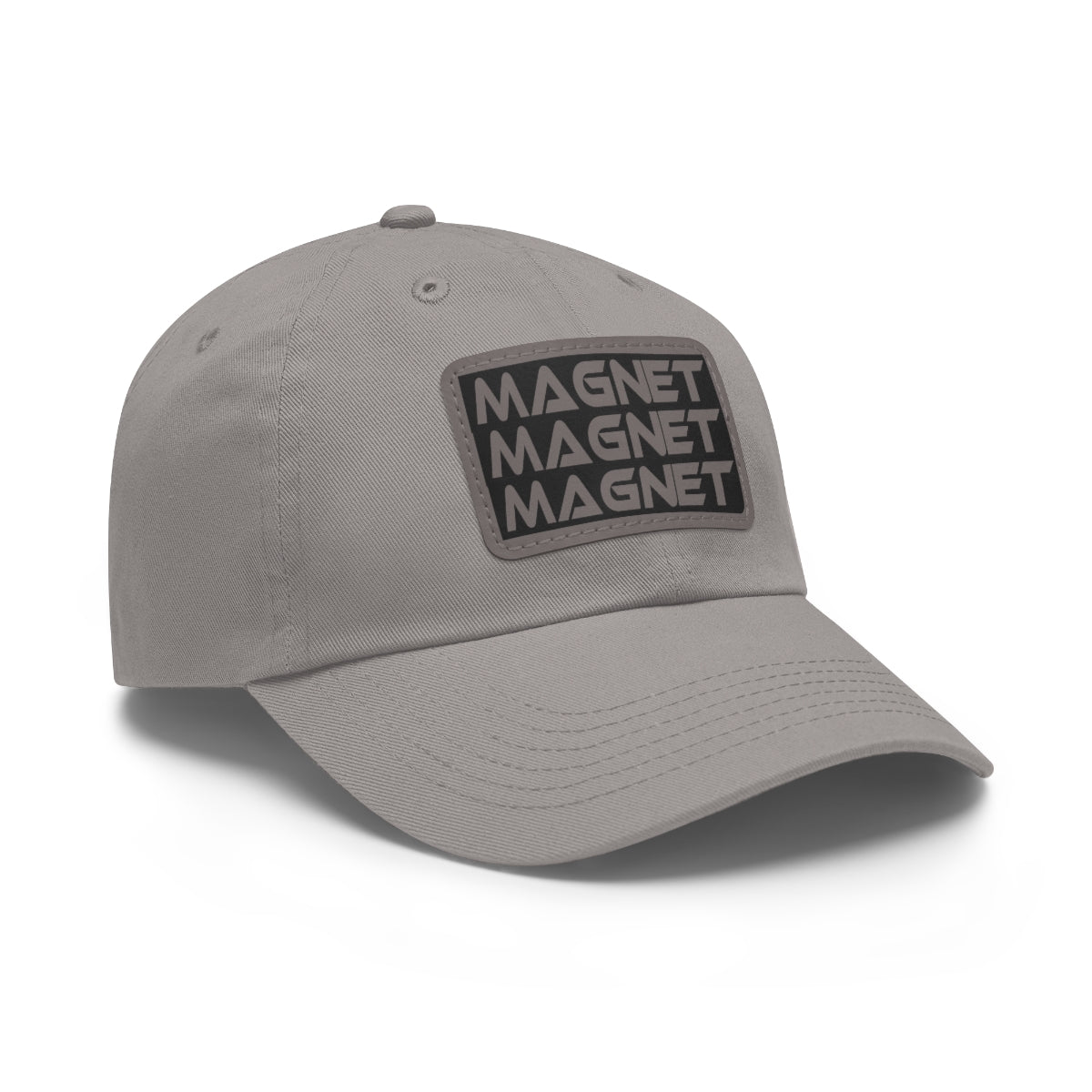 Magnet on my mind Dad Hat with Leather Patch