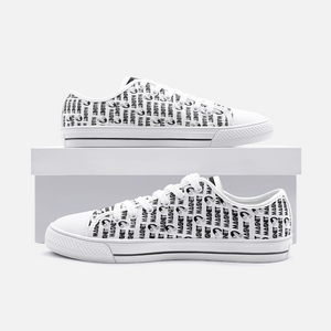 Magnet Affirmation Unisex Low Top Canvas Shoes - Magnetdrip