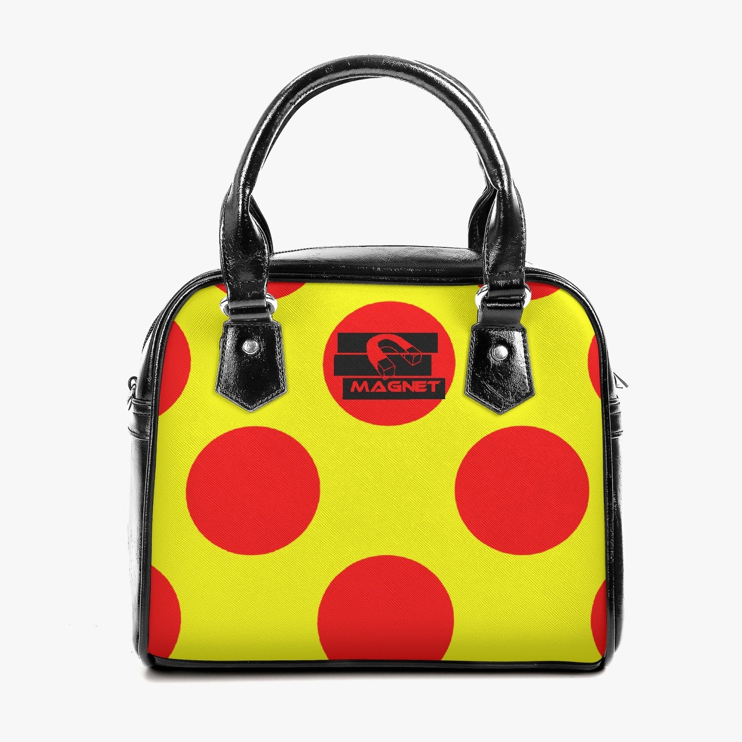 Magnet Pizza foodie Casual Leather Saddle Bag