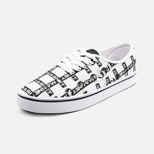 Magnet all over pattern Unisex Canvas Shoes Fashion Low Cut Loafer Sneakers - Magnetdrip