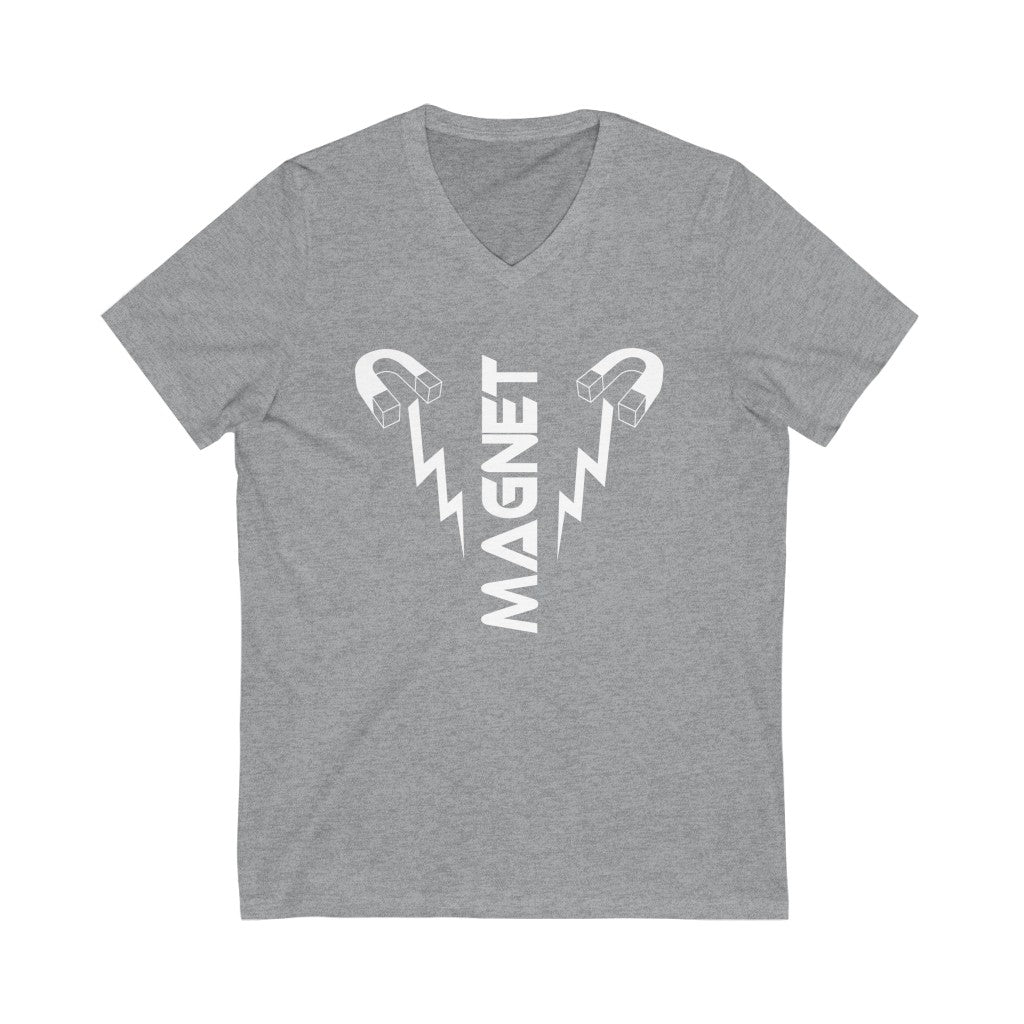 Magnet Bolt Unisex  V-Neck Tee - Magnetdrip