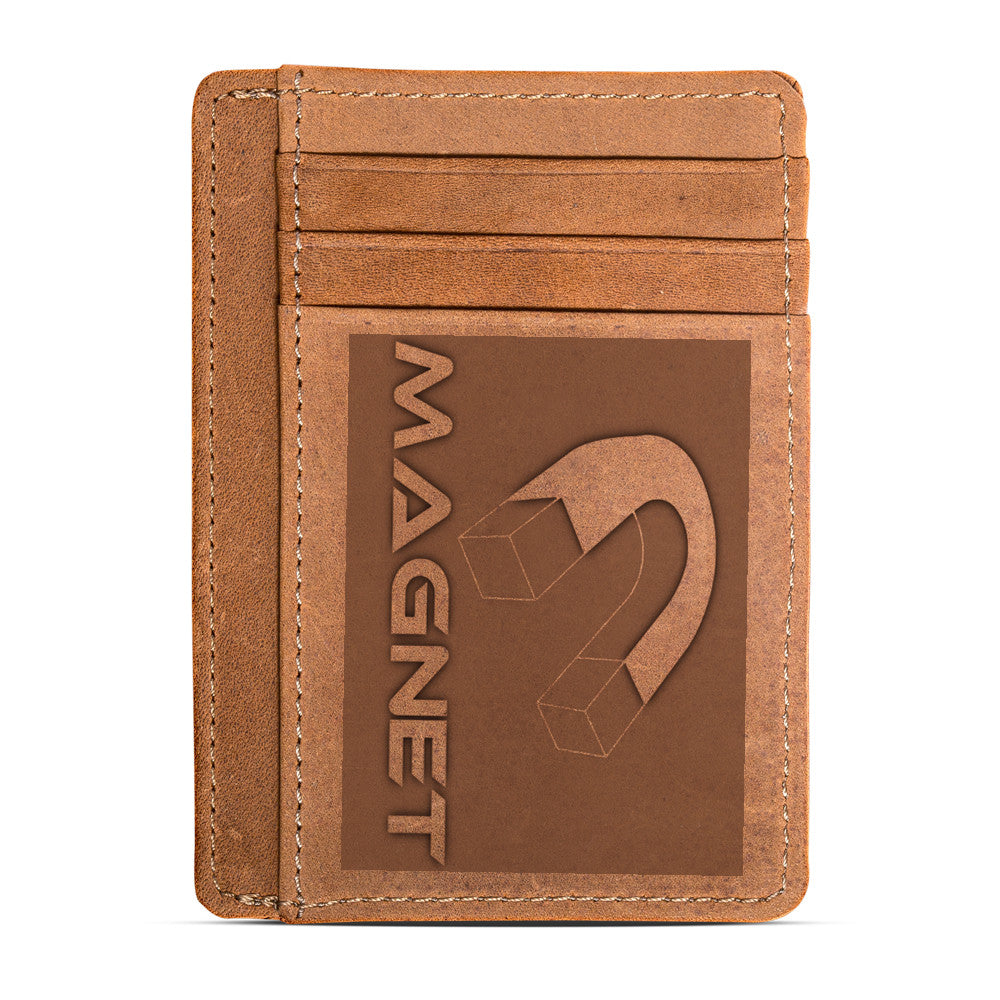 Magnet Minimalist Leather Wallet