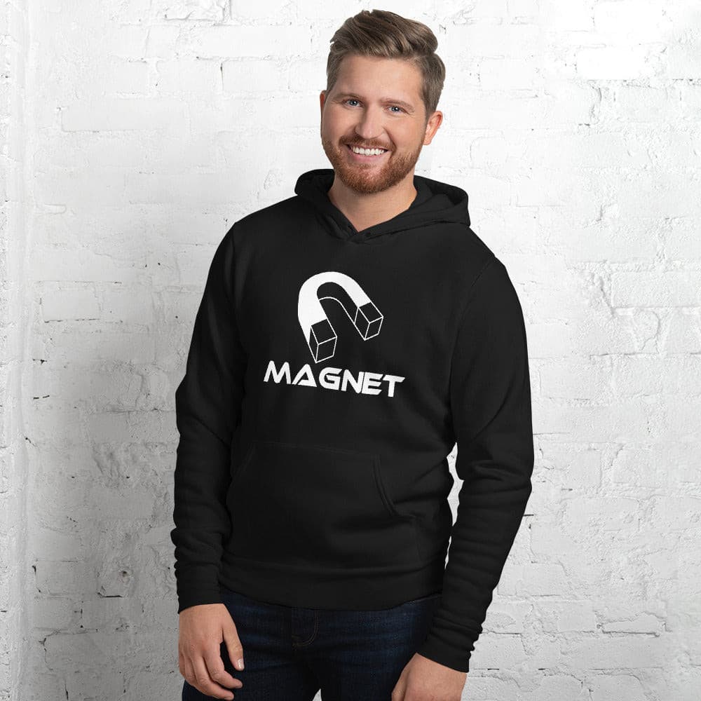 Magnet Unisex Fleece Pullover Hoodie.