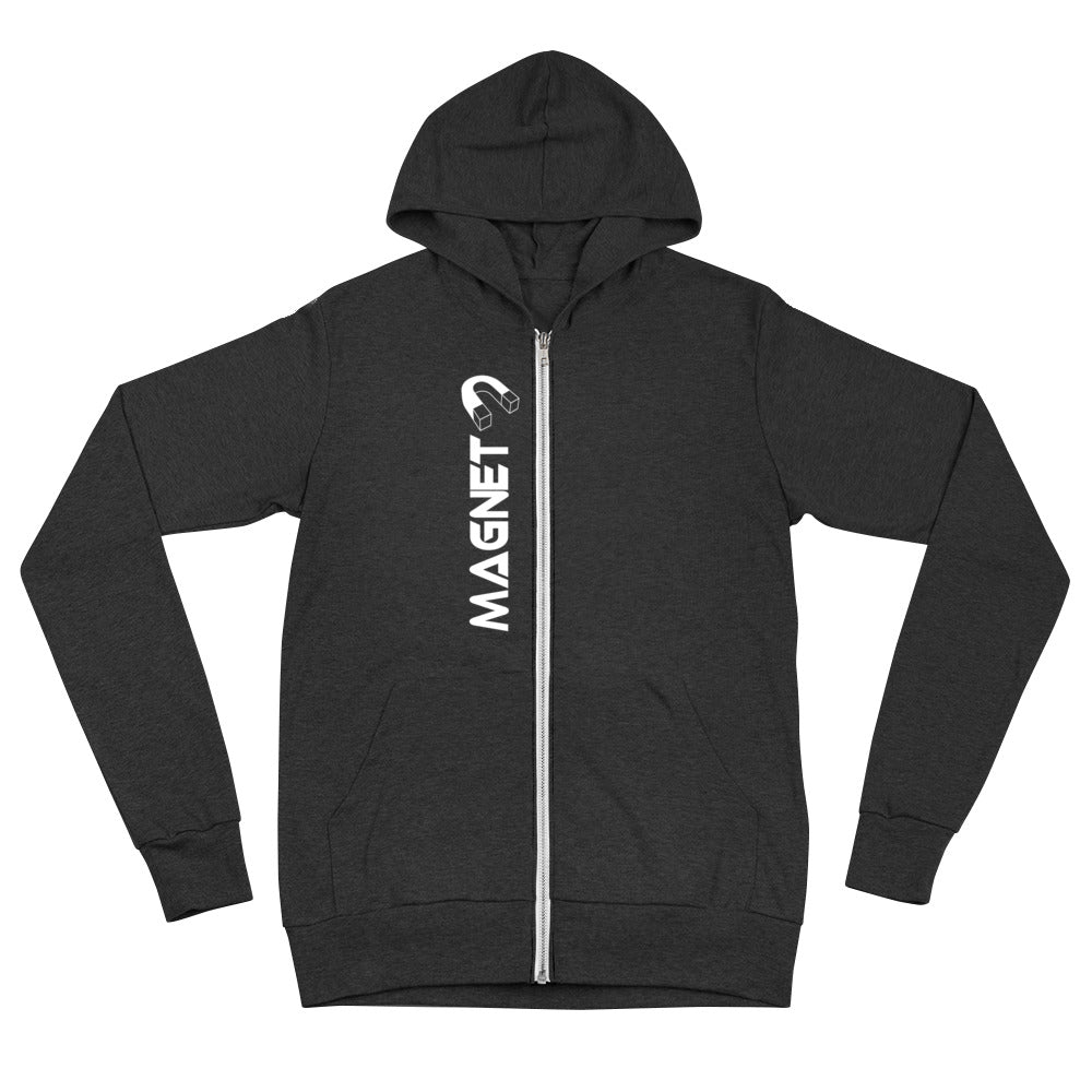 Magnet Unisex Triblend Lightweight Zip Hoodie xccscss.