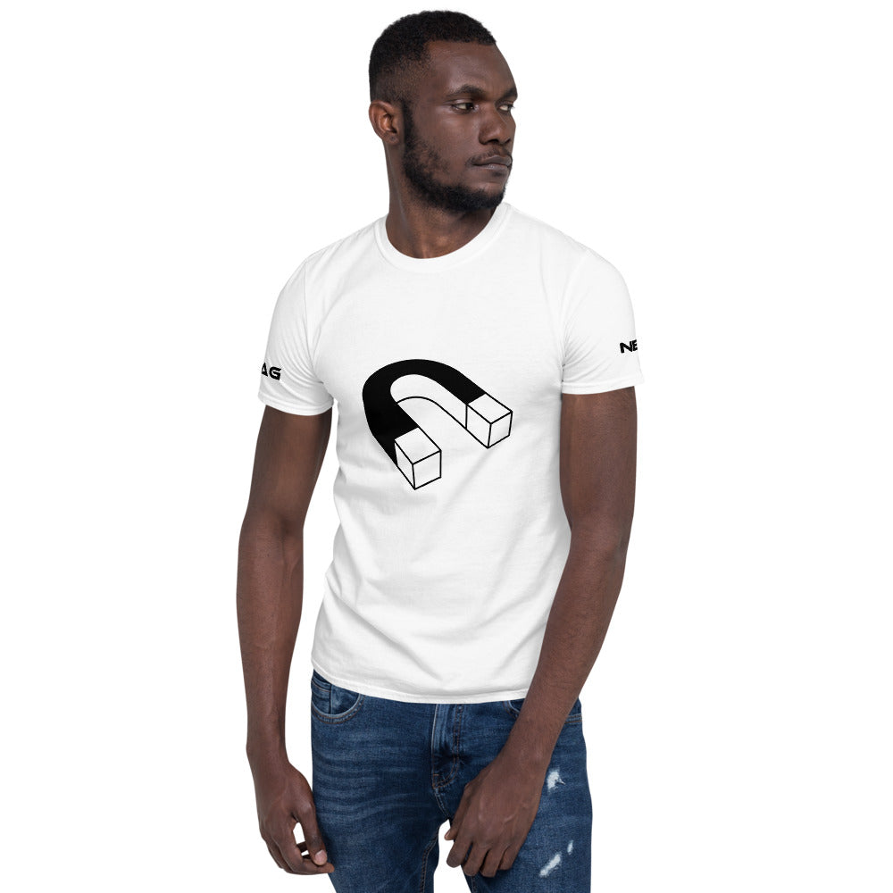 Magnet all around Short-Sleeve Unisex T-Shirt.