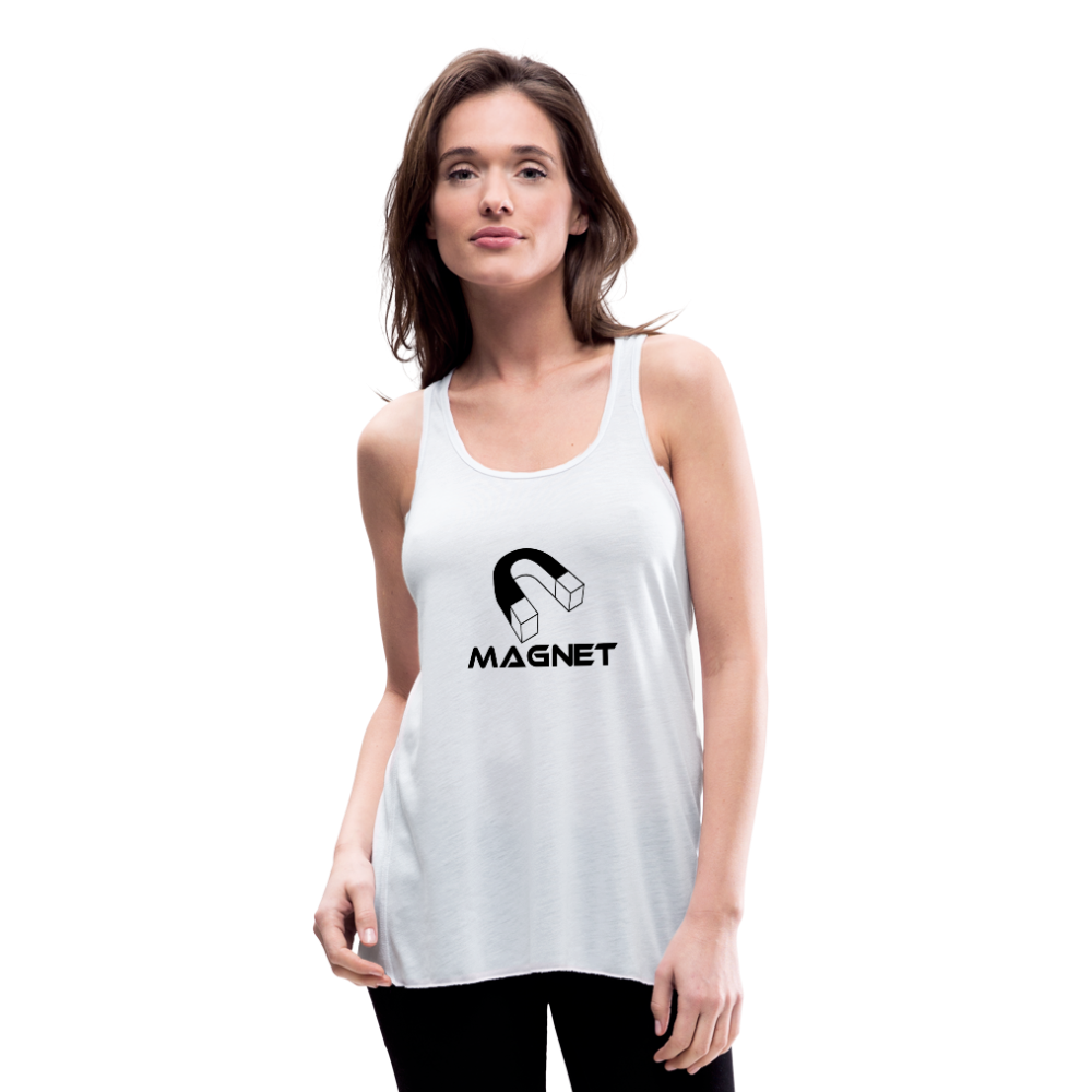 Magnet Women's Flowy Tank Top by Bella - white