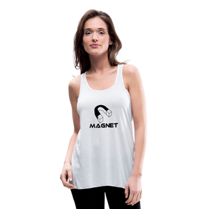 Magnet Women's Flowy Tank Top by Bella - white