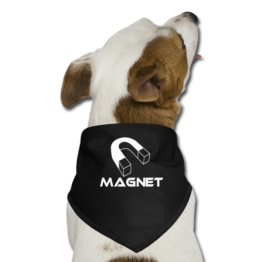 Magnet Dog Bandana - black