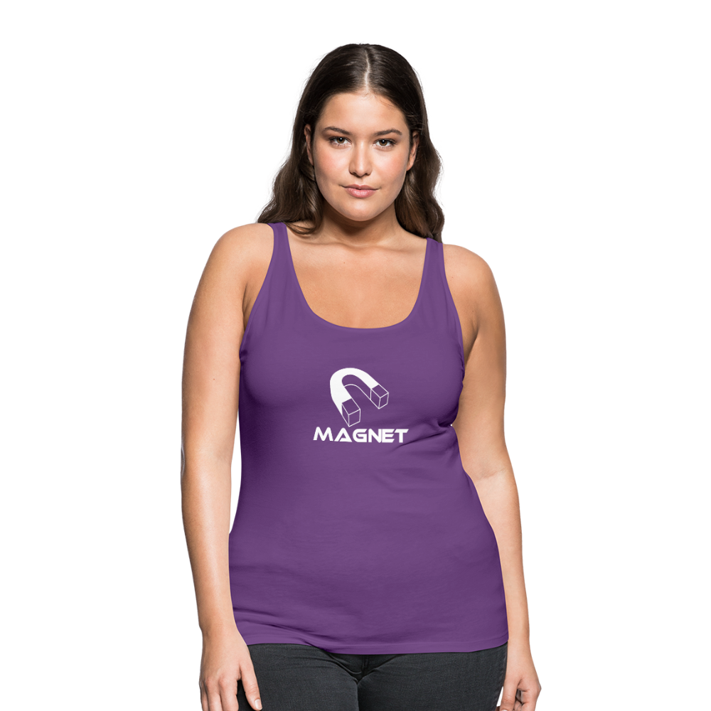 Magnet Women’s Premium Tank Top - purple