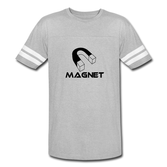 Magnet Vintage Sport T-Shirt - heather gray/white