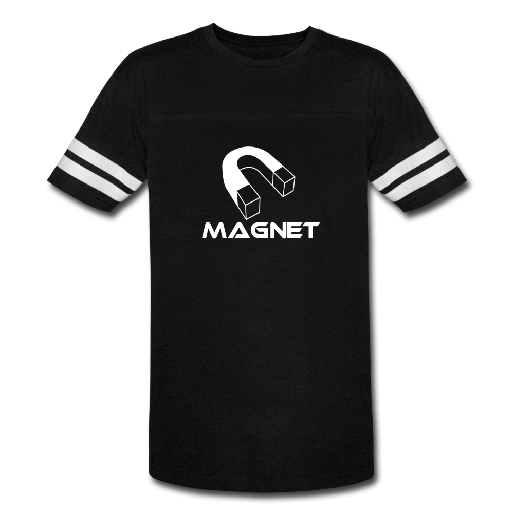 Magnet Vintage Sport T-Shirt - black/white