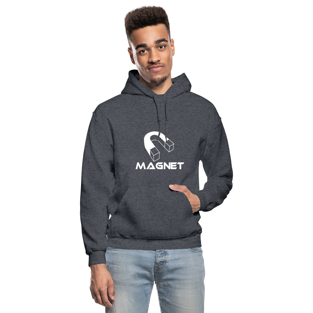 Magnet Heavy Blend Adult Hoodie - charcoal gray