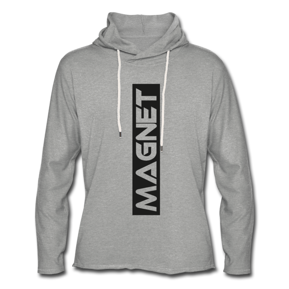 Magnet Unisex Lightweight Terry Hoodie - heather gray