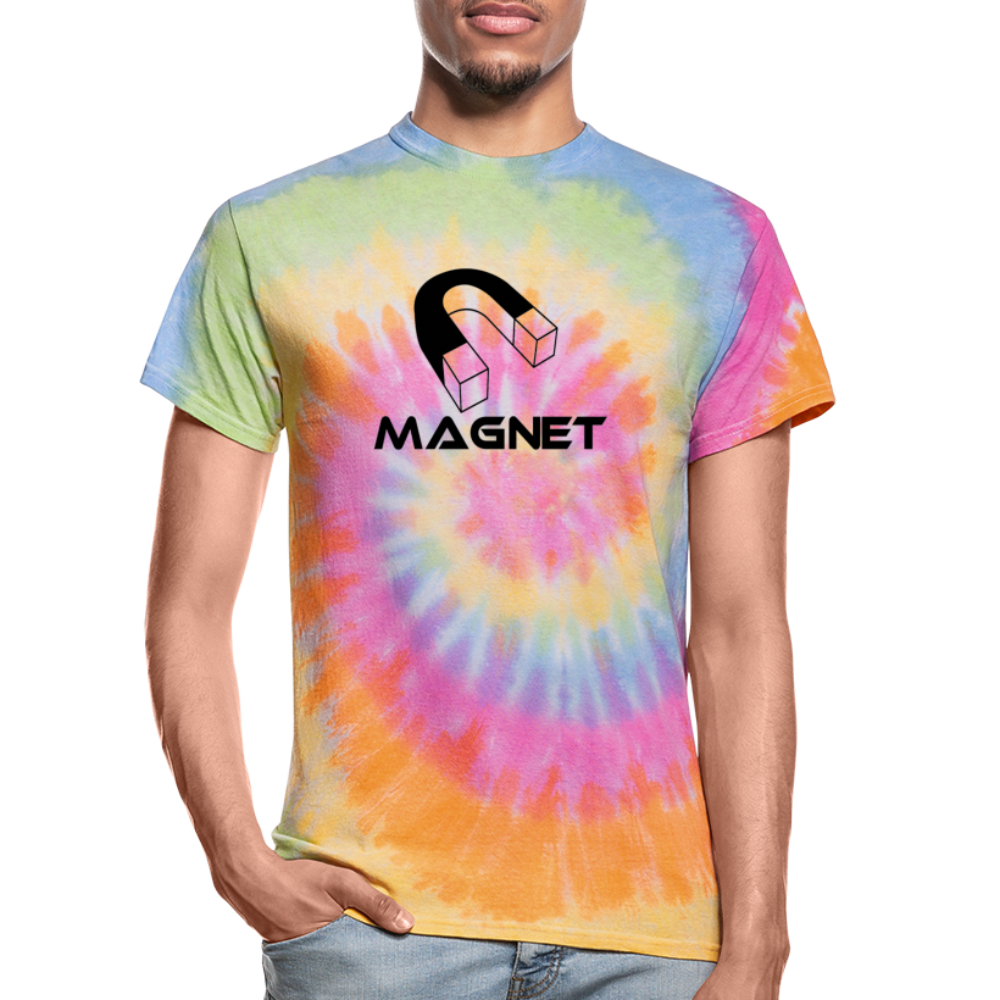 Magnet Unisex Tie Dye T-Shirt - rainbow