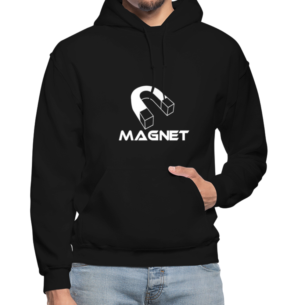 Magnet DM  Heavy Blend Adult Hoodie - black