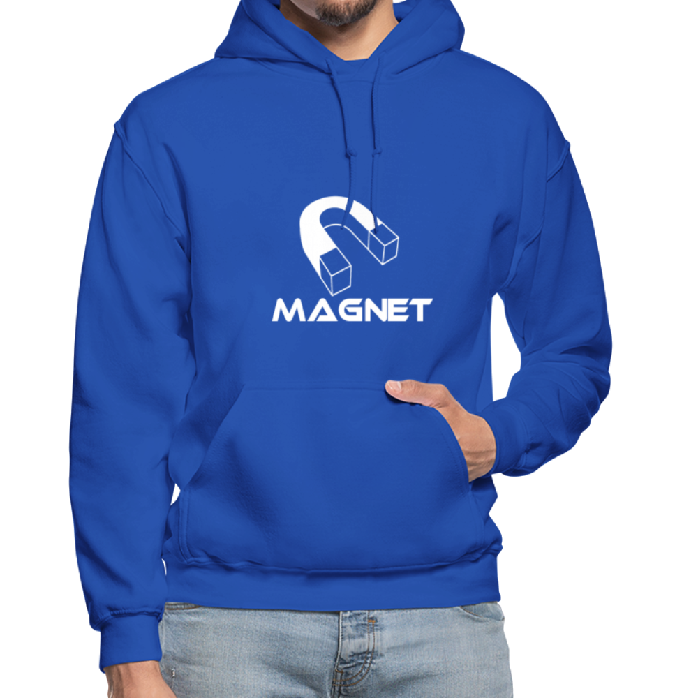 Magnet DM  Heavy Blend Adult Hoodie - royal blue