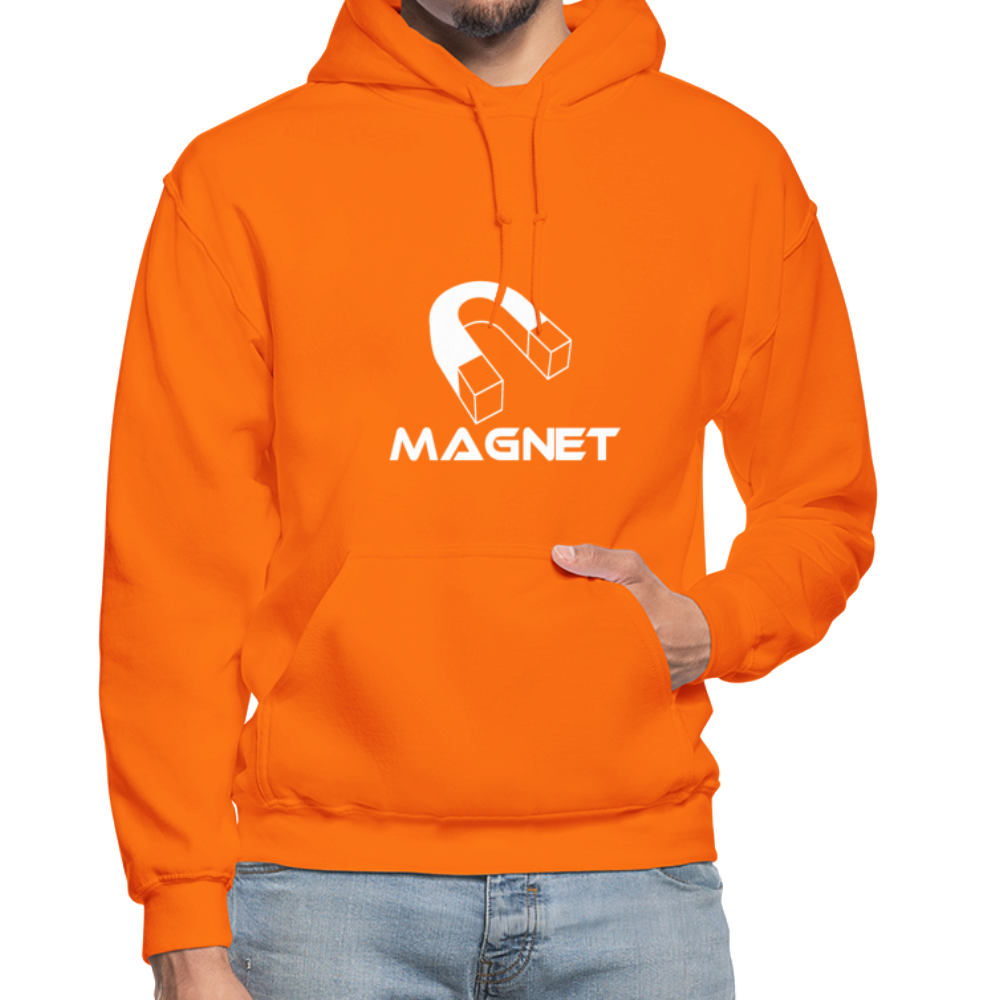 Magnet DM  Heavy Blend Adult Hoodie - orange