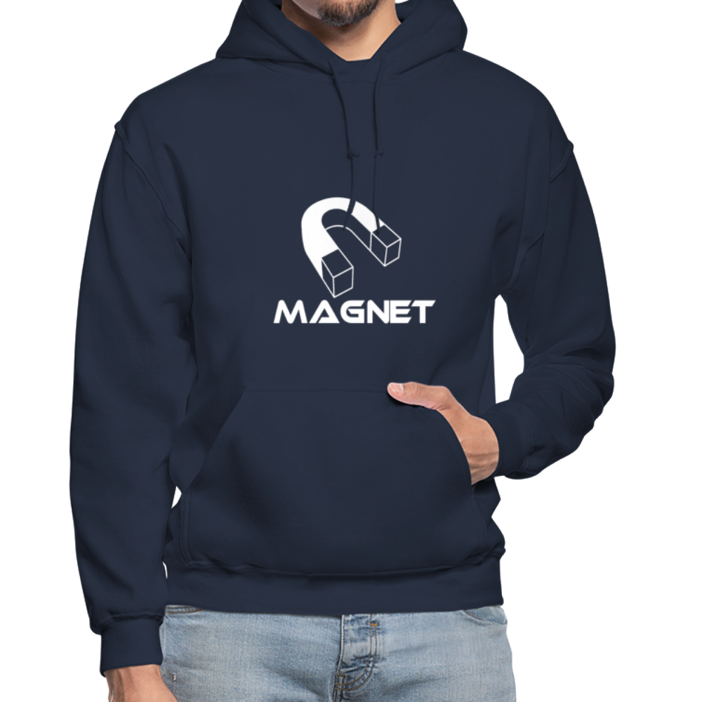 Magnet DM  Heavy Blend Adult Hoodie - navy