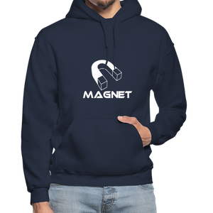 Magnet DM  Heavy Blend Adult Hoodie - navy