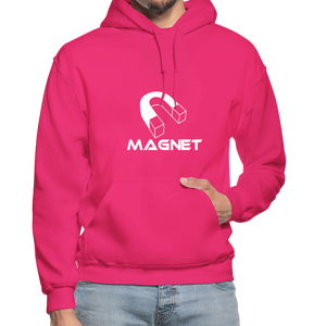 Magnet DM  Heavy Blend Adult Hoodie - fuchsia