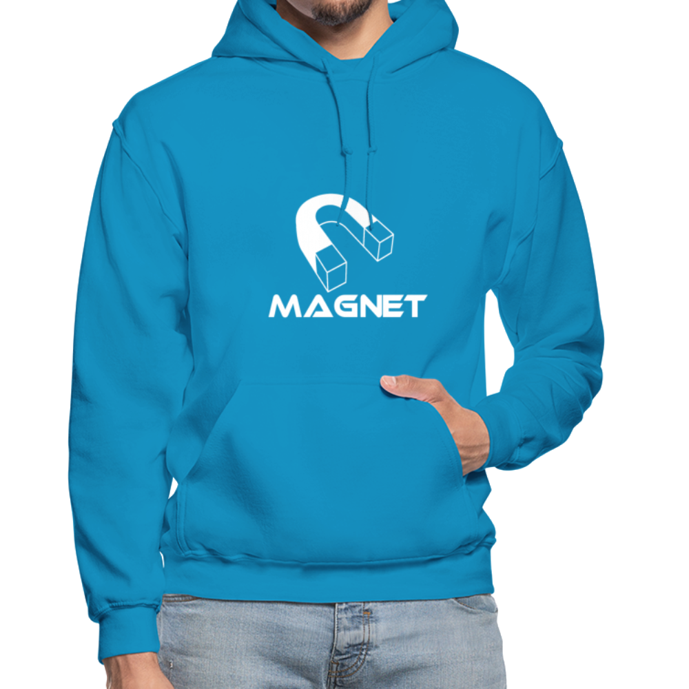 Magnet DM  Heavy Blend Adult Hoodie - turquoise