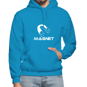 Magnet DM  Heavy Blend Adult Hoodie - turquoise