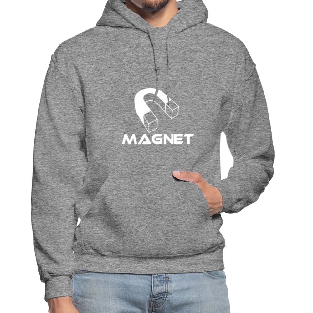 Magnet DM  Heavy Blend Adult Hoodie - graphite heather