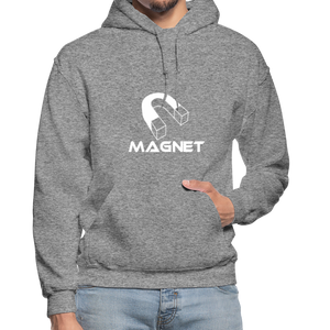 Magnet DM  Heavy Blend Adult Hoodie - graphite heather