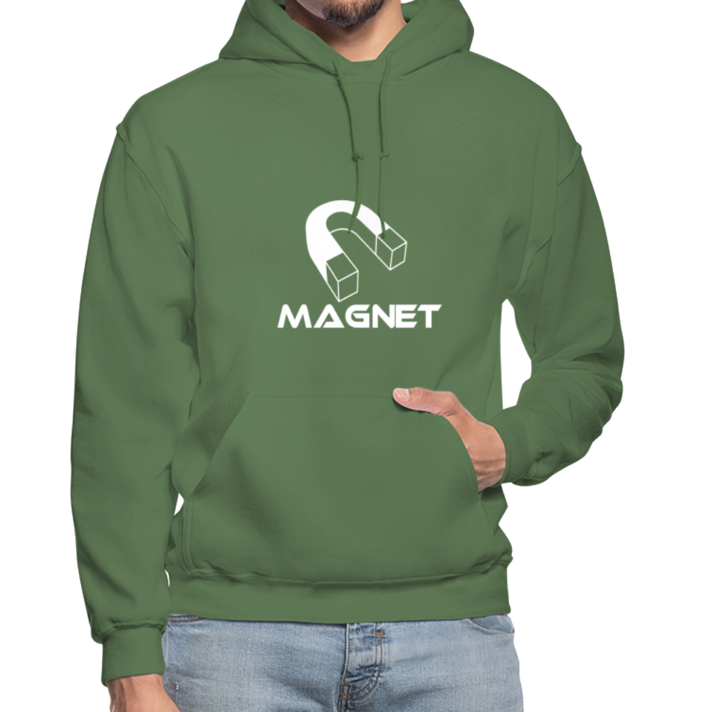 Magnet DM  Heavy Blend Adult Hoodie - military green