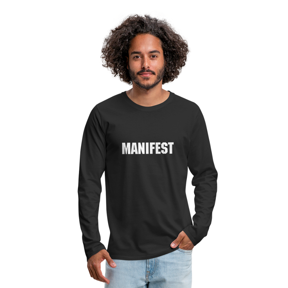 Magnet Men's Premium Long Sleeve T-Shirt - black