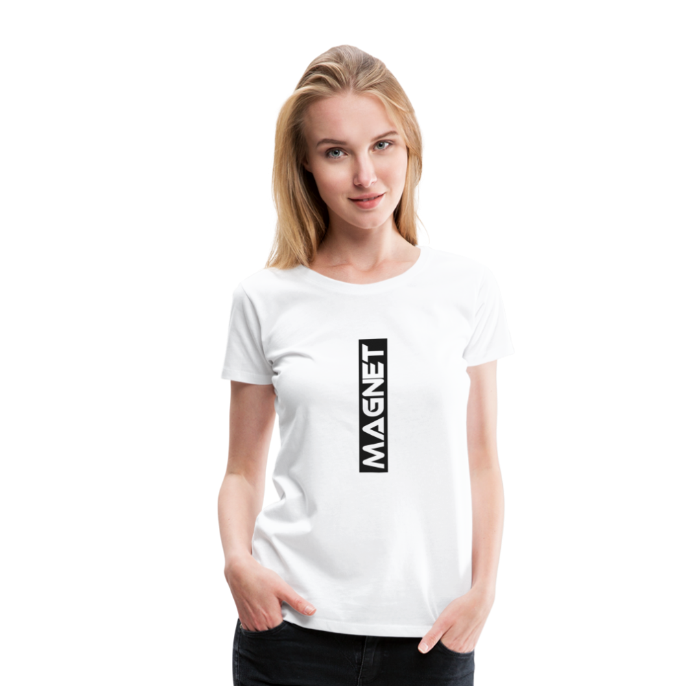 Magnet Super comfort Women’s Premium T-Shirt - white