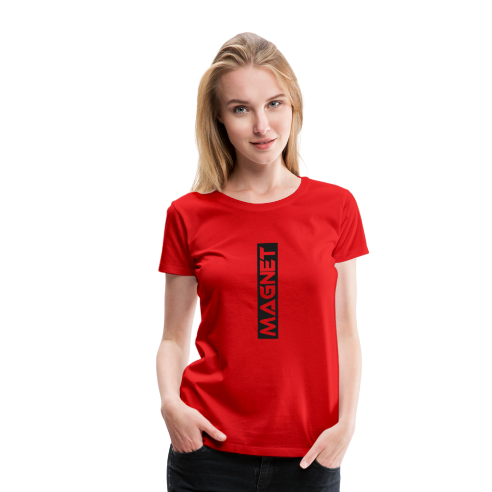 Magnet Super comfort Women’s Premium T-Shirt - red