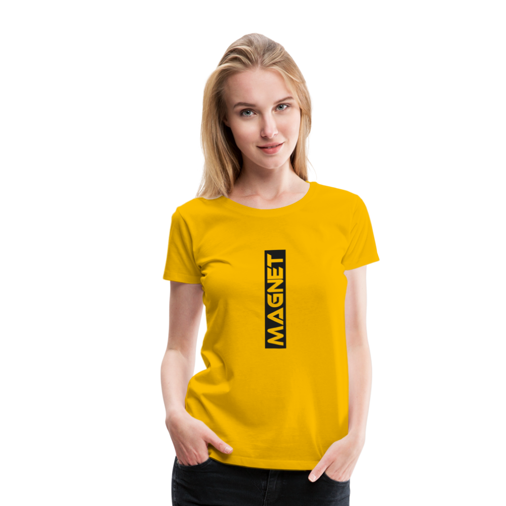 Magnet Super comfort Women’s Premium T-Shirt - sun yellow