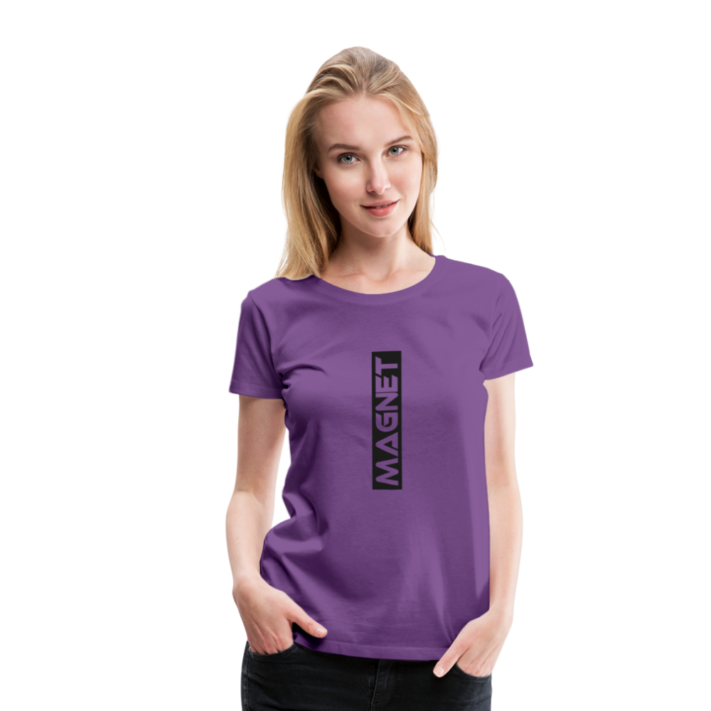 Magnet Super comfort Women’s Premium T-Shirt - purple