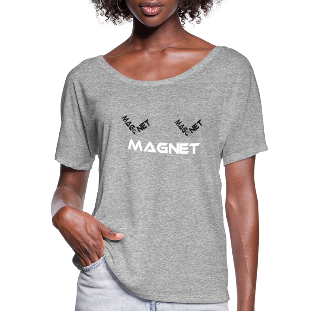 MAGNET Women’s Flowy T-Shirt - heather gray