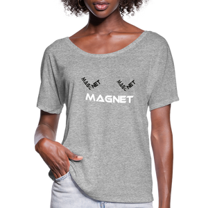 MAGNET Women’s Flowy T-Shirt - heather gray