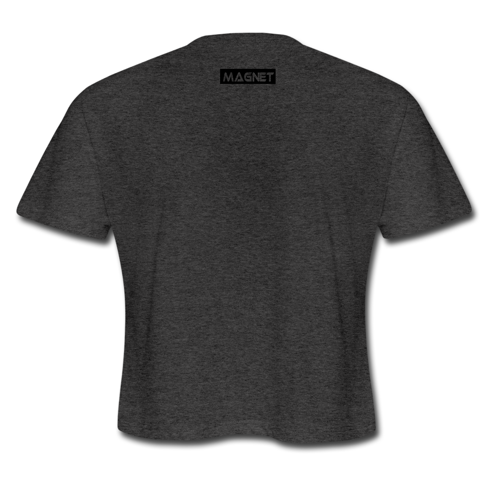 Women's Cropped T-Shirt - deep heather