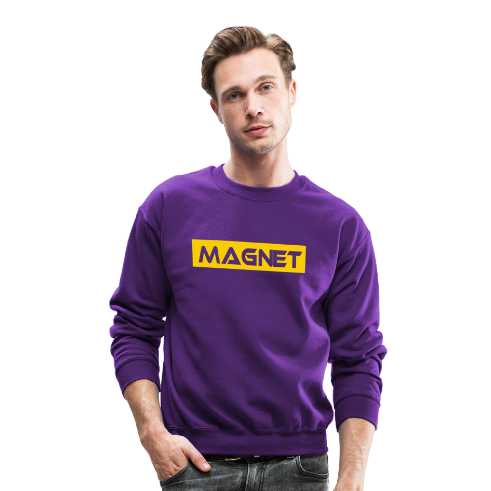 Magnet Casual Crewneck Sweatshirt - purple