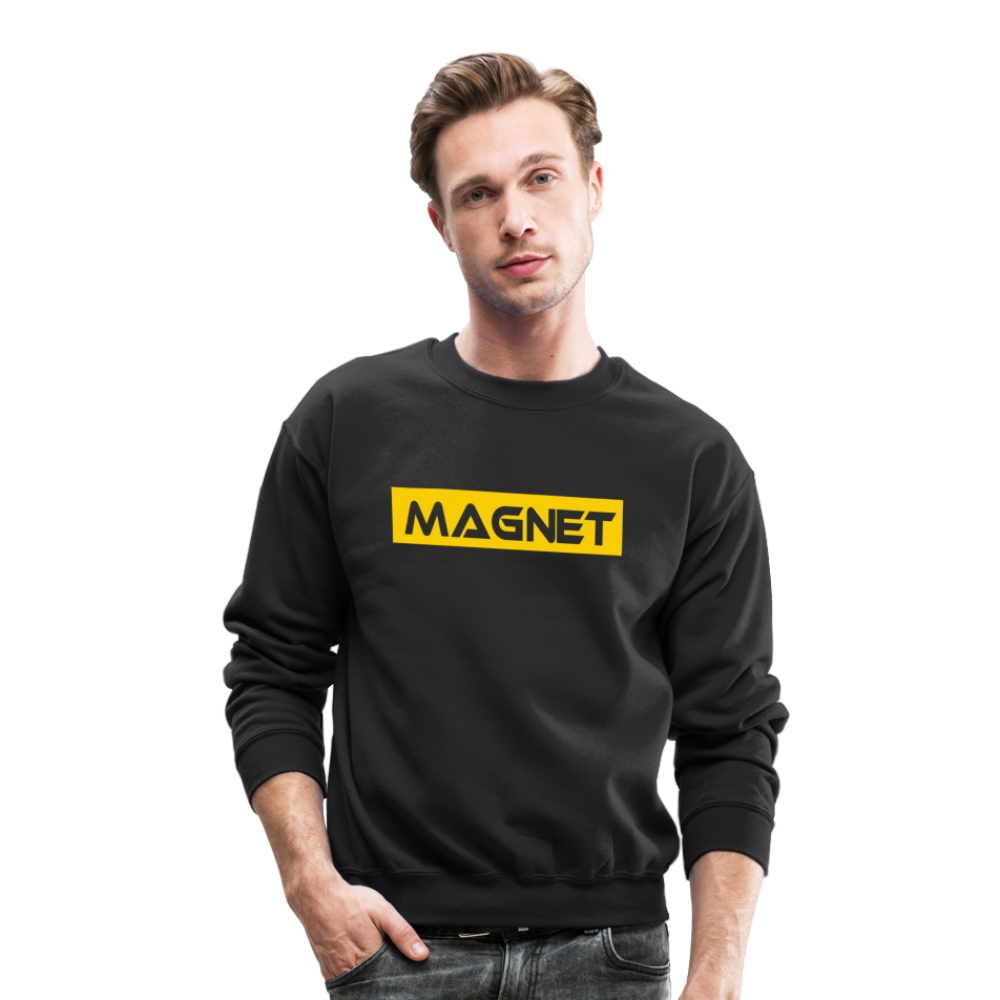Magnet Casual Crewneck Sweatshirt - black