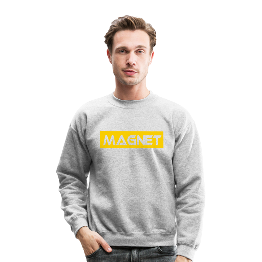 Magnet Casual Crewneck Sweatshirt - heather gray