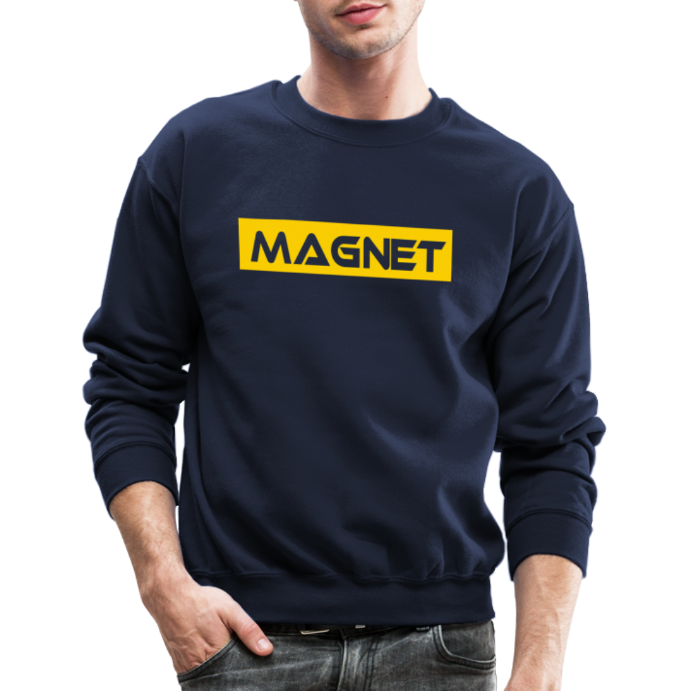 Magnet Casual Crewneck Sweatshirt - navy